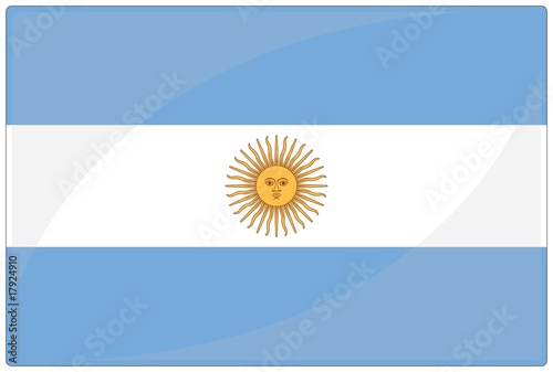drapeau glassy argentine argentina flag photo