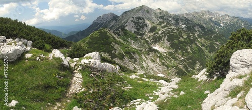 Fototapeta Naklejka Na Ścianę i Meble -  north view from Vogel - Triglav national park