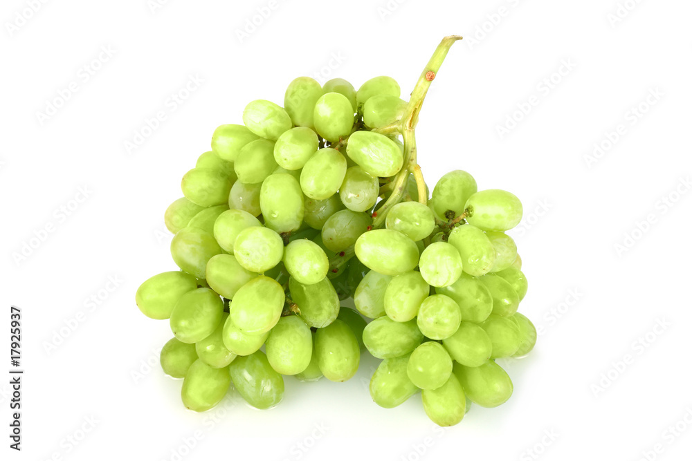 Bunch of green grapes