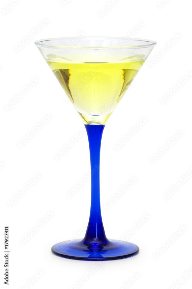 Cocktail isolated on the white background Cocktail isolated on the white background