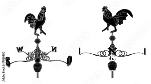 Weather Cock Vector 01