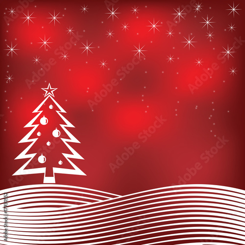 Red Christmas background.