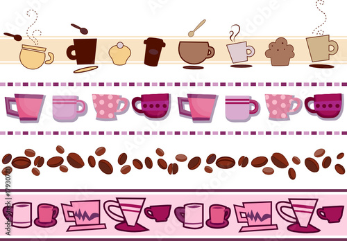 Coffee Border Set