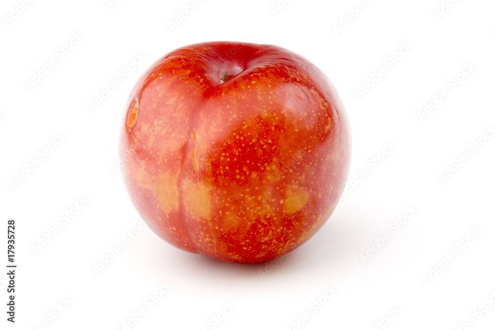 Obraz premium Plum isolated on white background.