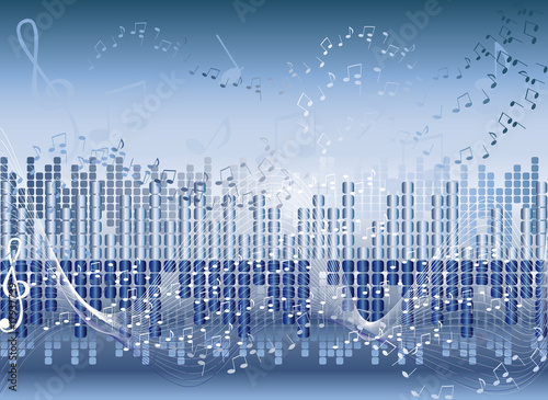 Abstract music background