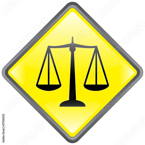 Panneau "Justice" -- "Justice" Signpost