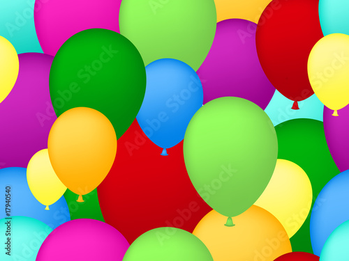 seamless balloons background