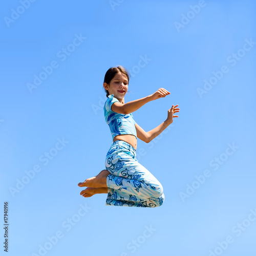 Teen Girl jump