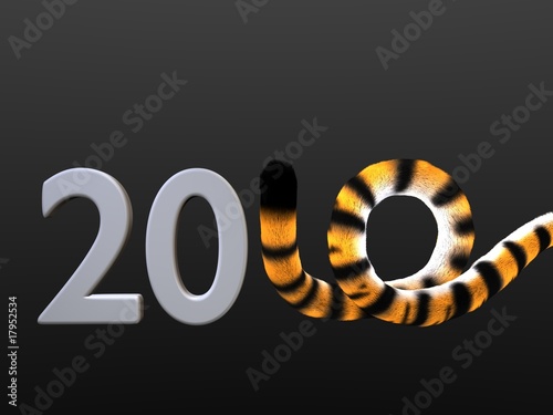 2010 tiger tail figure
