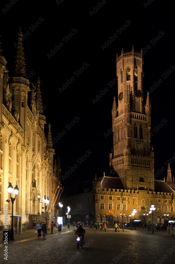 bruges by night