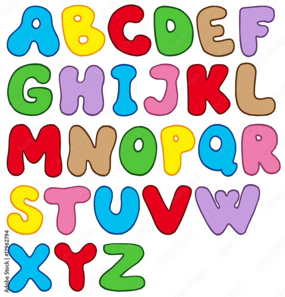 Cartoon alphabet Cartoon alphabet