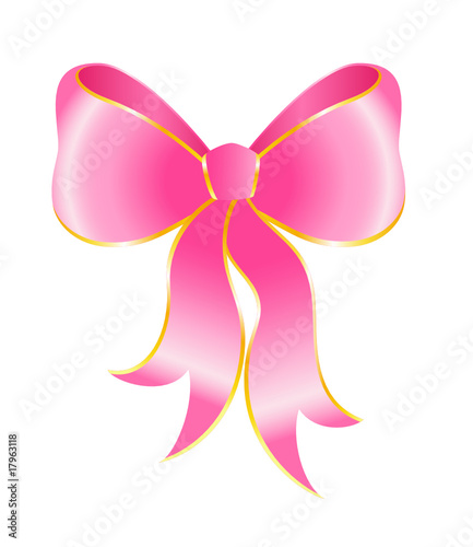 big bow for christmastides for a design on a white background