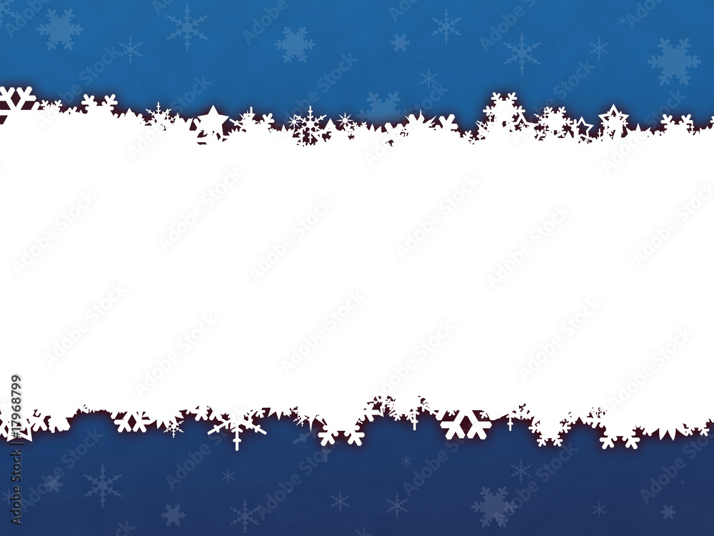 Fototapeta premium Weihnachtsgruß_blau