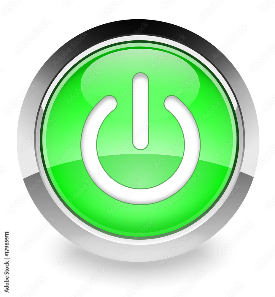 Stanby button - green Stanby button - green
