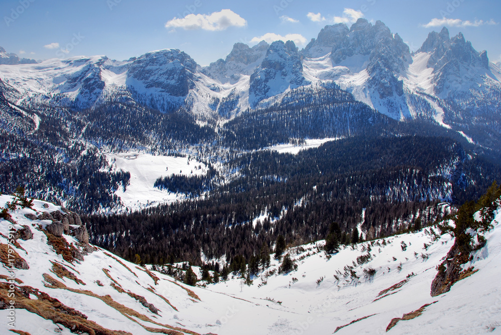 Alps Winter, Dolomites, Italy, 2007