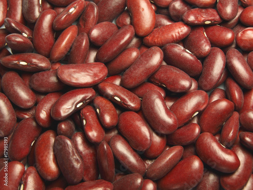 Red haricot beans background