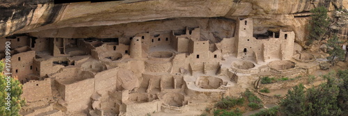 cliff palace ruins at mesa verde photo