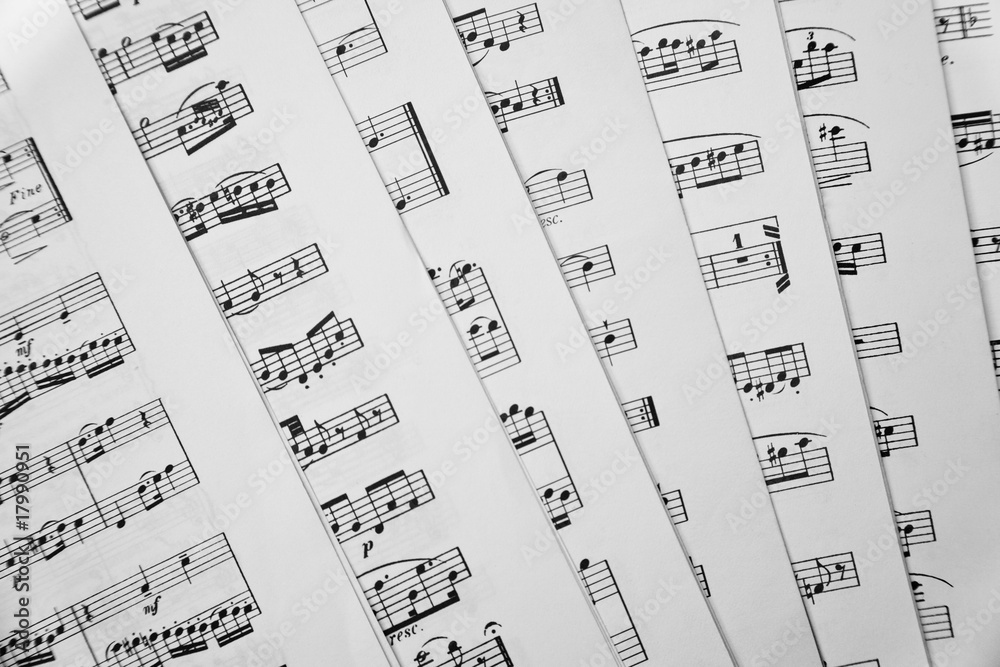 Obraz premium Music scores