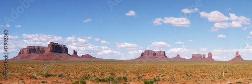 Colored Monument Valley during daytime