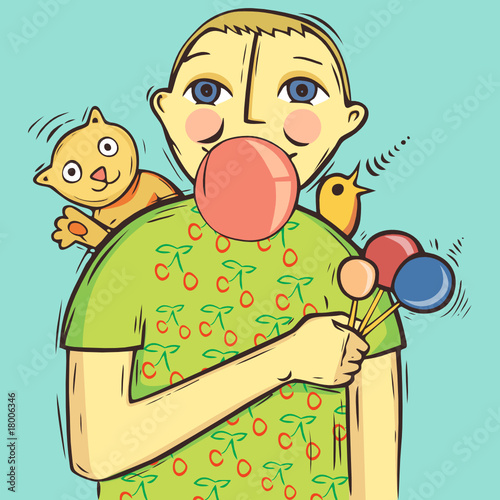 gum to inflate