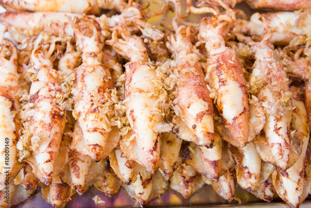 Grilled squid Grilled squid