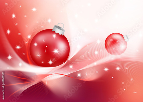 modern red Christmas decoration