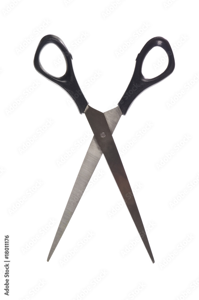 The letter 'X' made of office supplies The letter 'X' made of office supplies