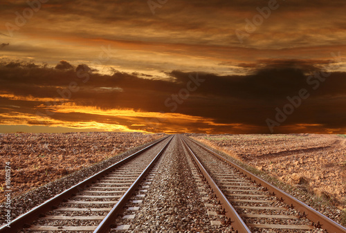 ferrovia nel deserto photo