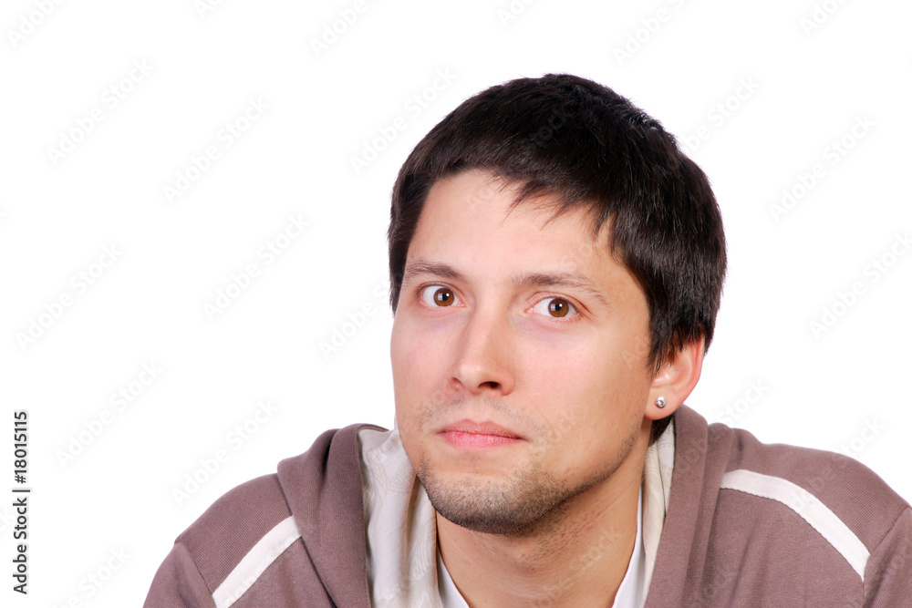 Obraz premium happy young casual man portrait