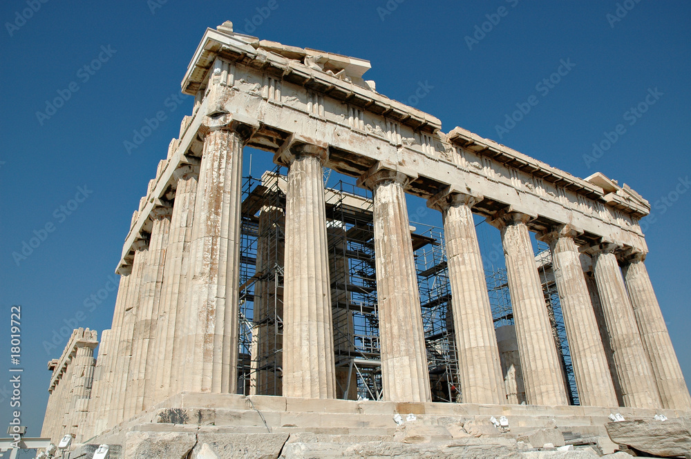 Ancient Greek temple Parthenon in Athenes Ancient Greek temple Parthenon in Athenes