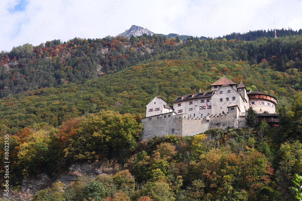 castle of vaduz in liechtenstein