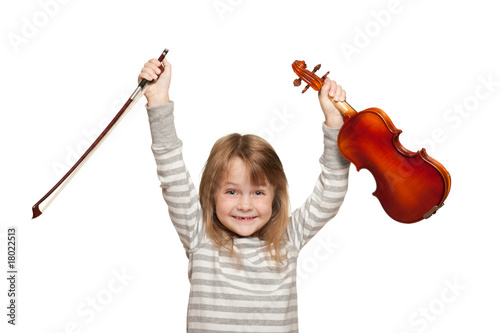 Child with violin