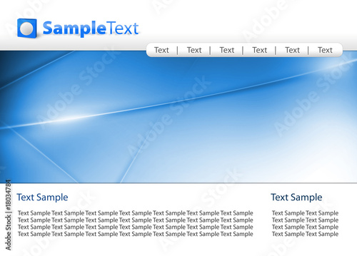 abstract artistic blue website theme