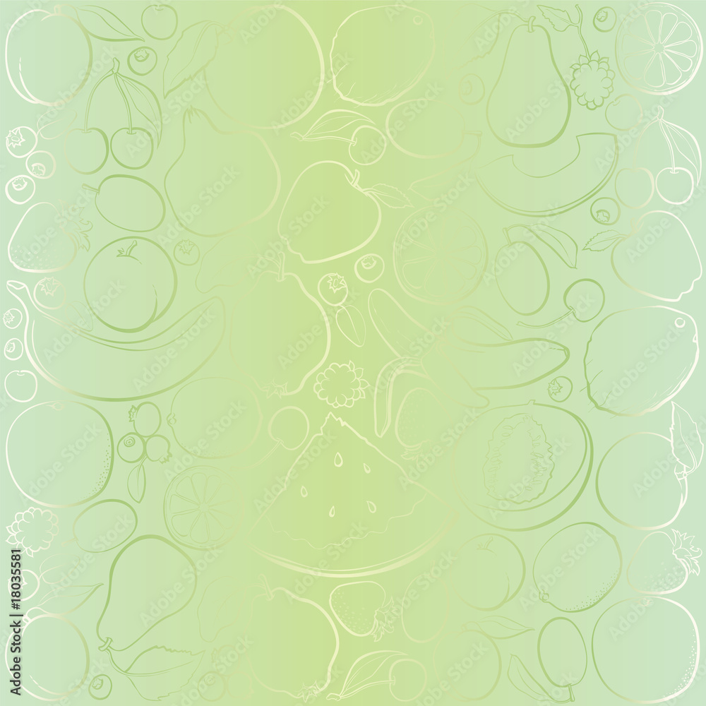 Seamless fruit pattern vector. Seamless fruit pattern vector.