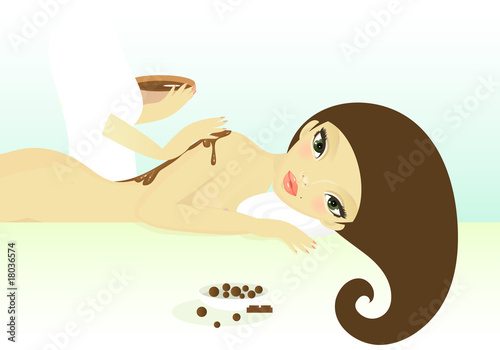 SPA: chocolate massage
