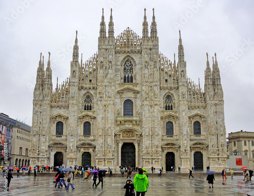 Italy, Milan cathedral, know as Duomo