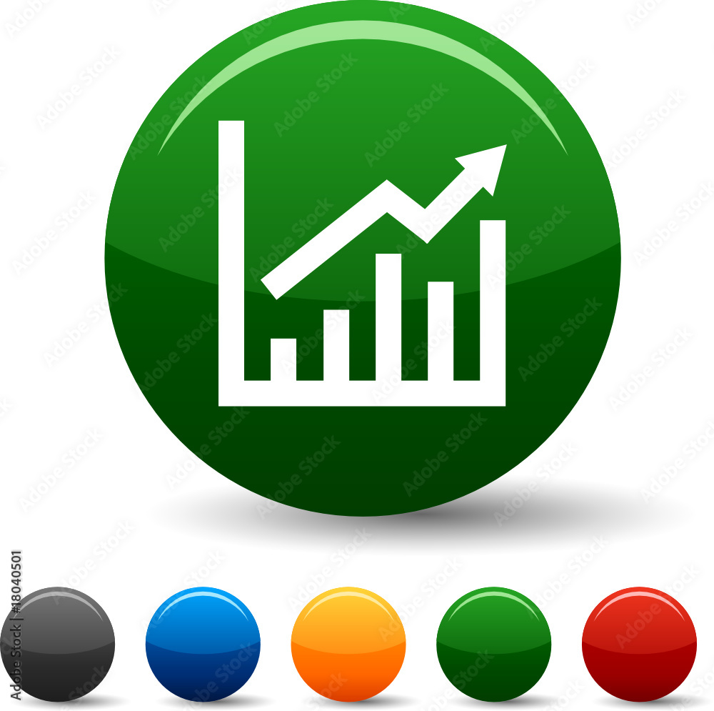 growth icon set. Vector illustration. growth icon set. Vector illustration.