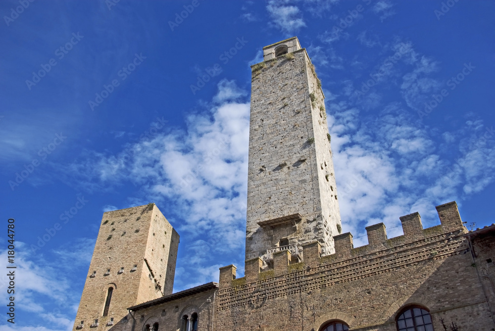 Toscana: San Gimignano, torre della Rognosa
