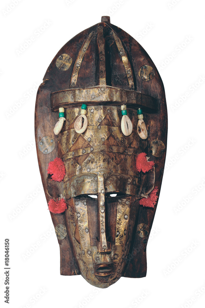 Naklejka premium masque africain