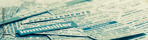 petite annonce immobilier - journal d'annonces en bandeau