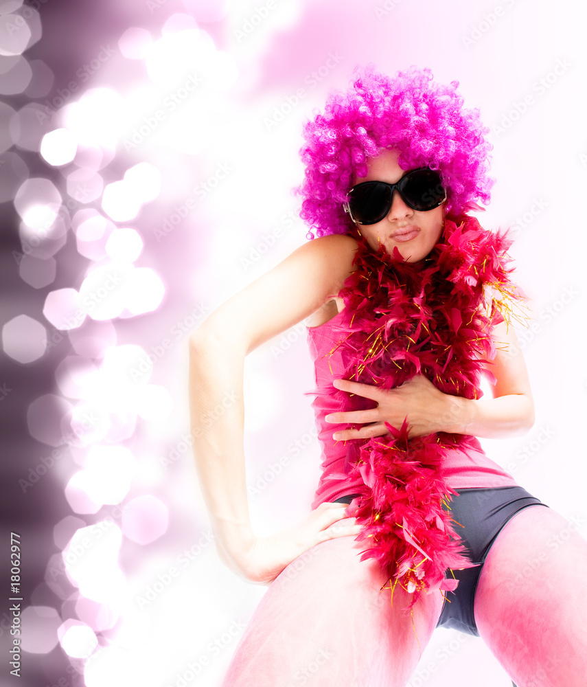 beautiful sexual woman. dance style