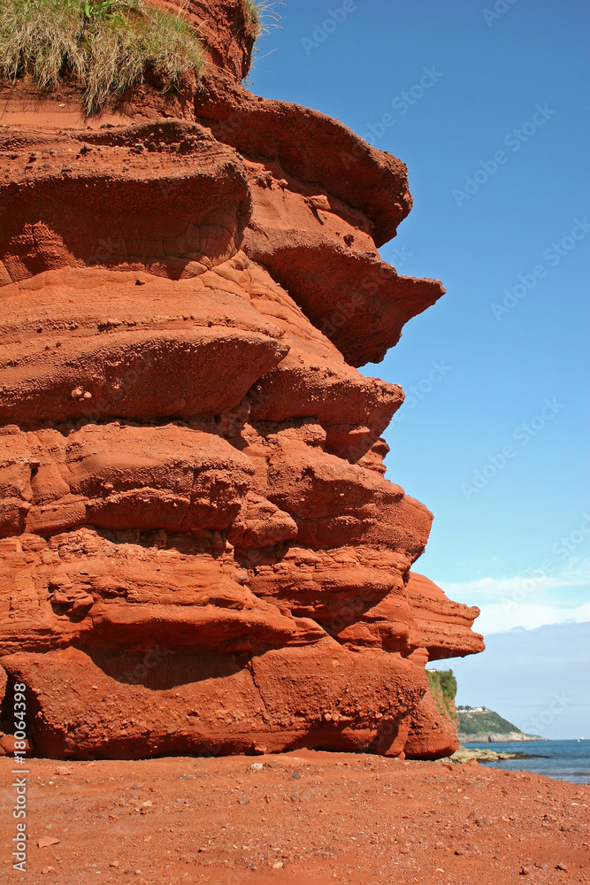 sandstone cliffs