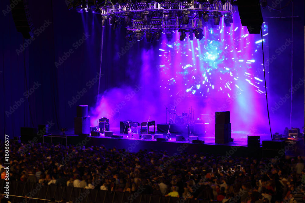 Obraz premium concert stage