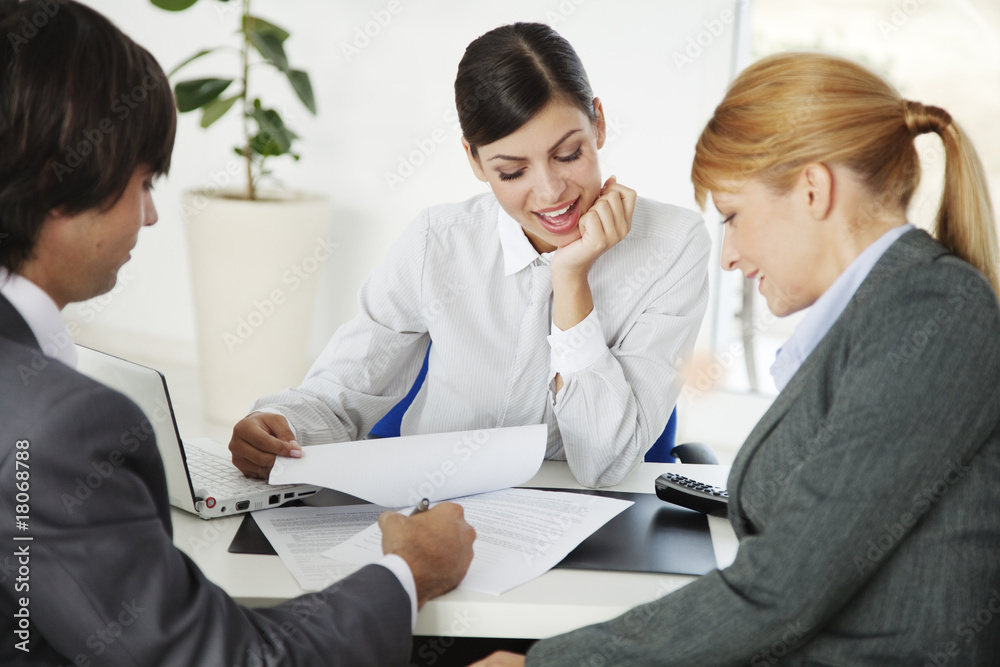 Fototapeta premium business meeting