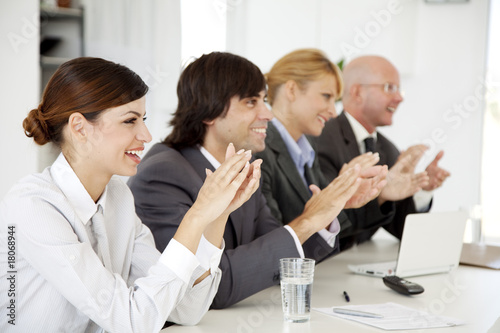 applauding photo