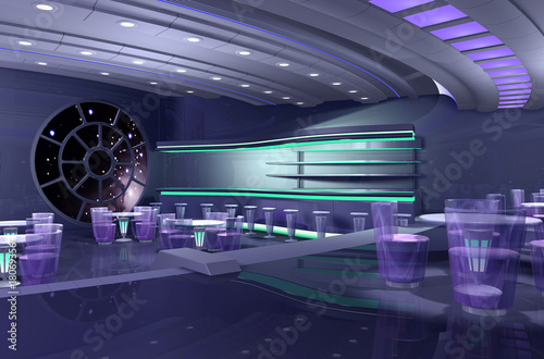 3D spaceship