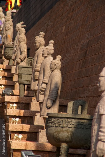 Картината върху платно Monument of army of emperor. China