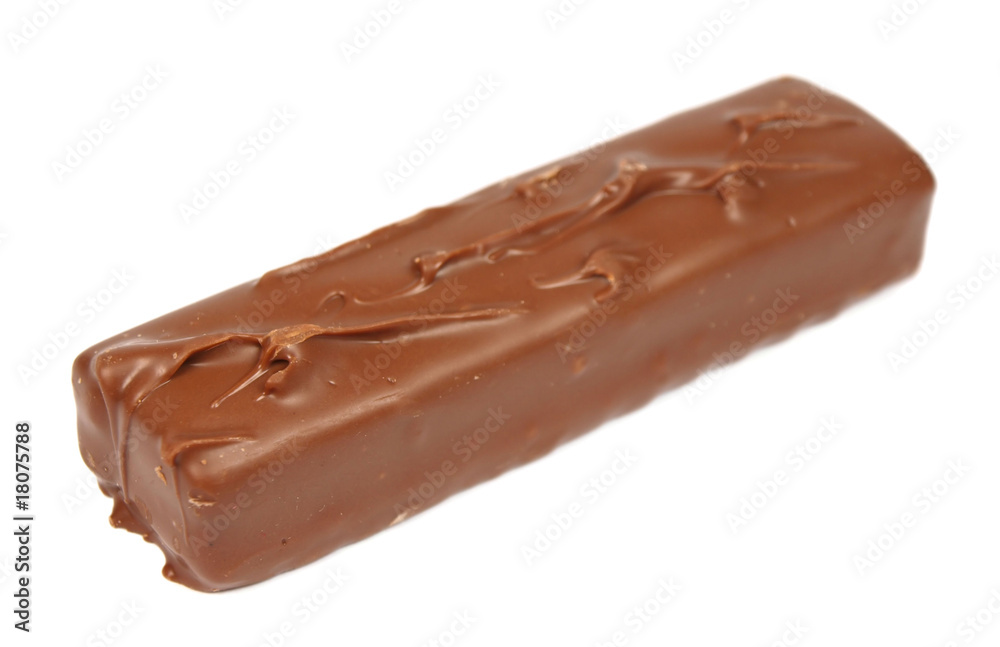 Chocolate stick isolated on white Chocolate stick isolated on white