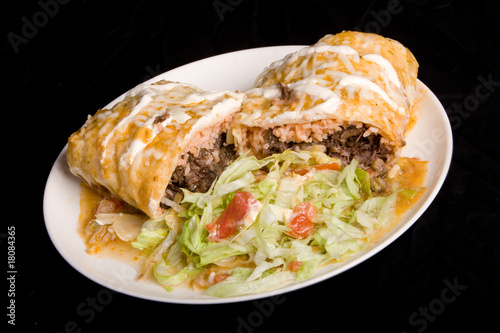Mexican Burrito plate