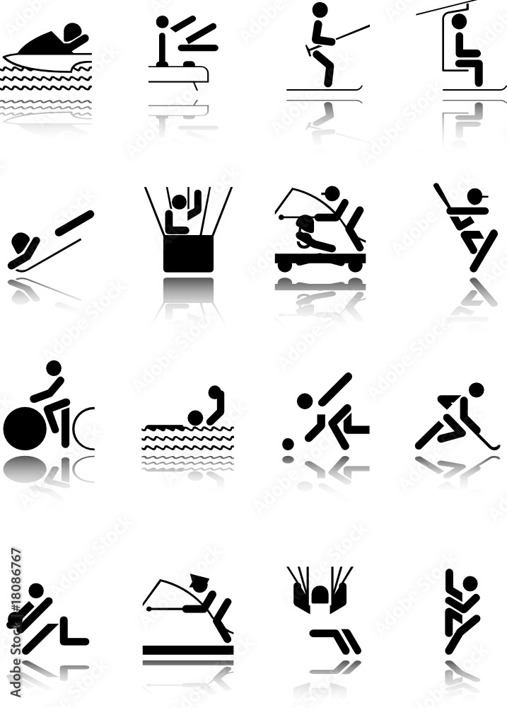 Set on sports subjects Set on sports subjects